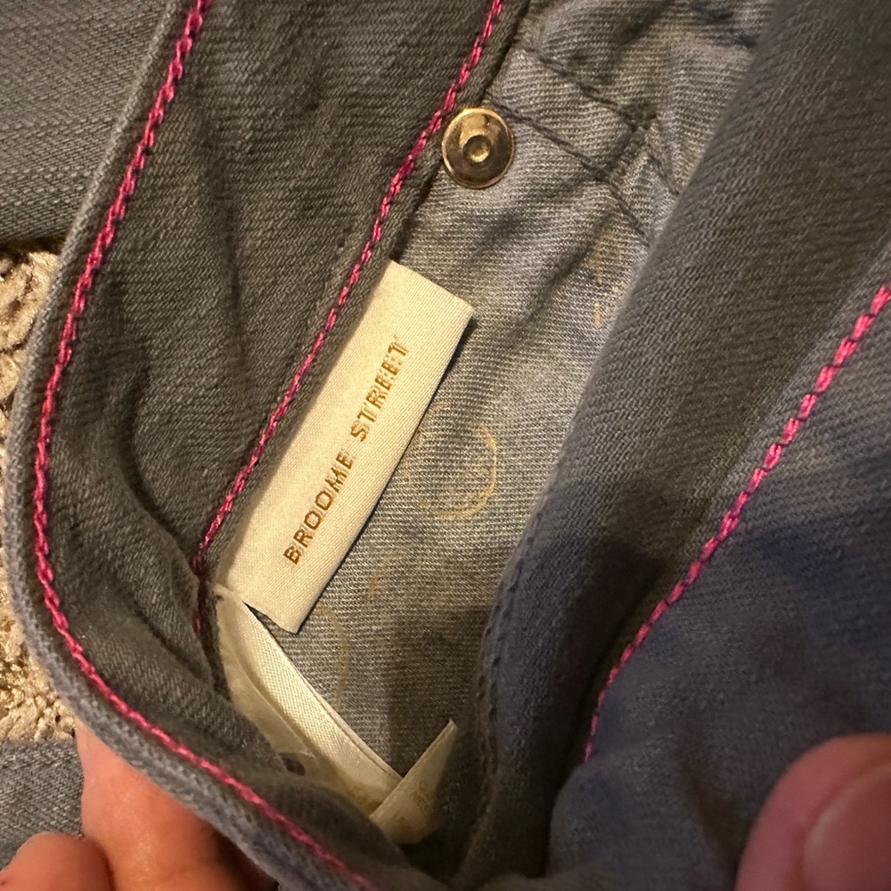 Kate Spade Broome Street gray skinny jeans - Picture 3 of 4